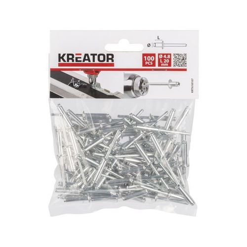 מארז ניטים 100 יחידות 4,8X20MM Varo kreator - KnuPo