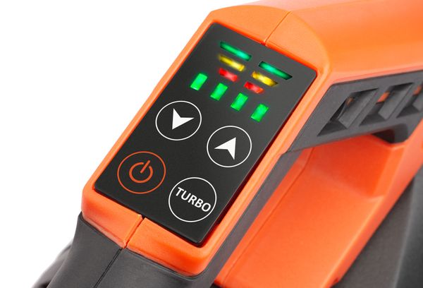 מפוח עלים 40 וולט 4 מצבי מהירויות +טורבו. מנוע בראשלס (ללא מטען וסוללה) - KnuPo