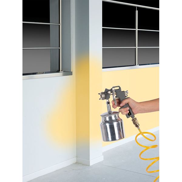 מרסס עם מיכל התזת צבע תחתון POWAIR0106 750cc Power plus - KnuPo