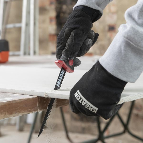 מסור לגבס 3 שיניים 180 מ"מ מקצועי KRT808001 Varo kreator - KnuPo