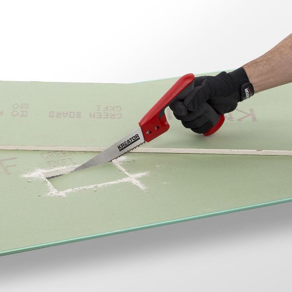 מסור לגבס/פלסטיק 3 שיניים 300 מ"מ KRT808002 Varo kreator - KnuPo