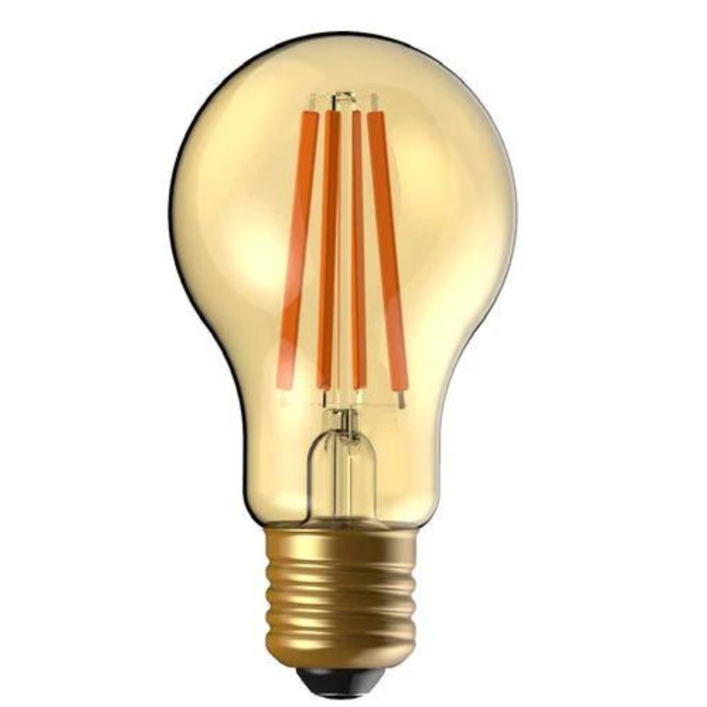 נורת לד פחם 8.5 וואט A60 2700K צבע זהב - KnuPo