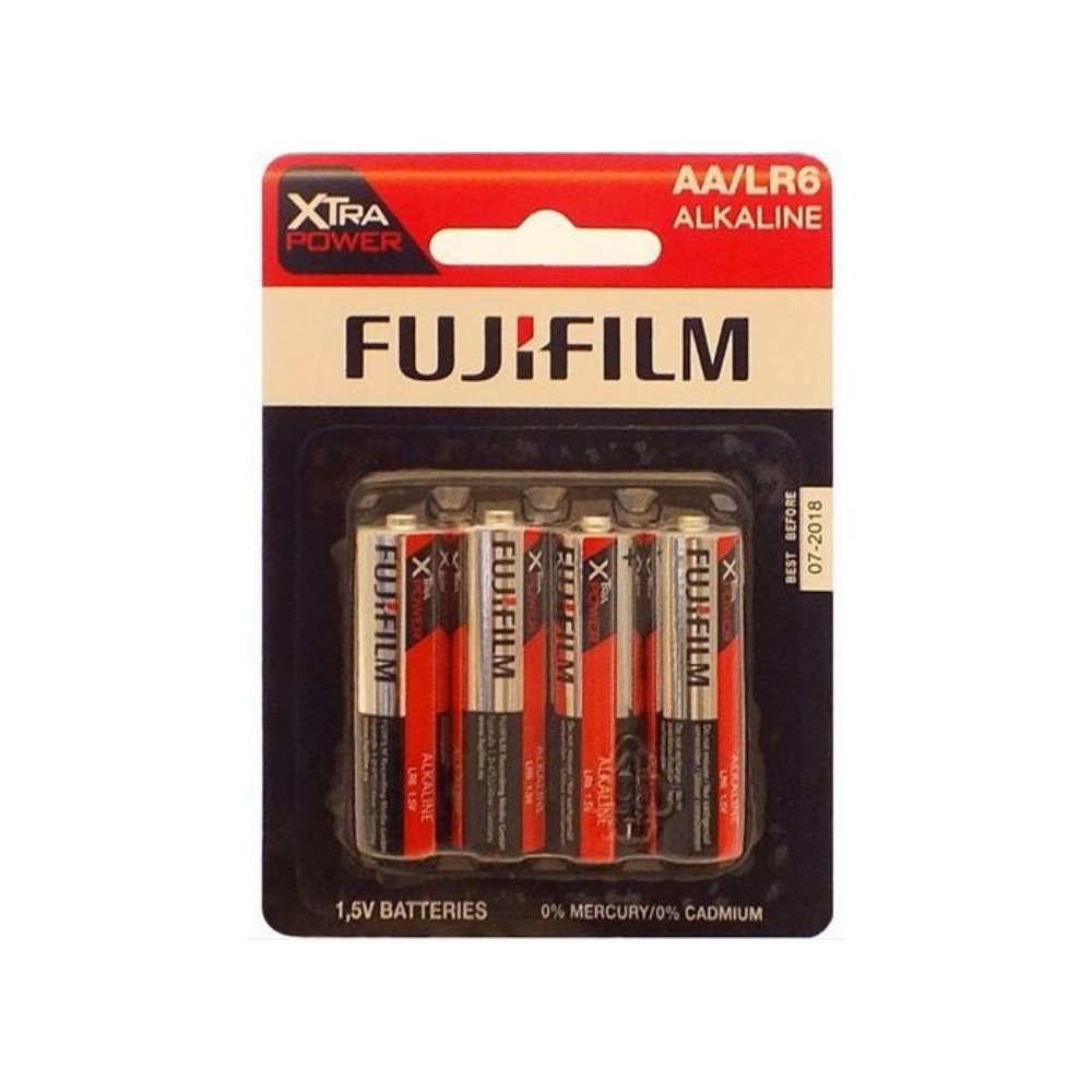 רביעיית סוללות אלקליין AA בליסטר יצרן: FujiFilm - KnuPo