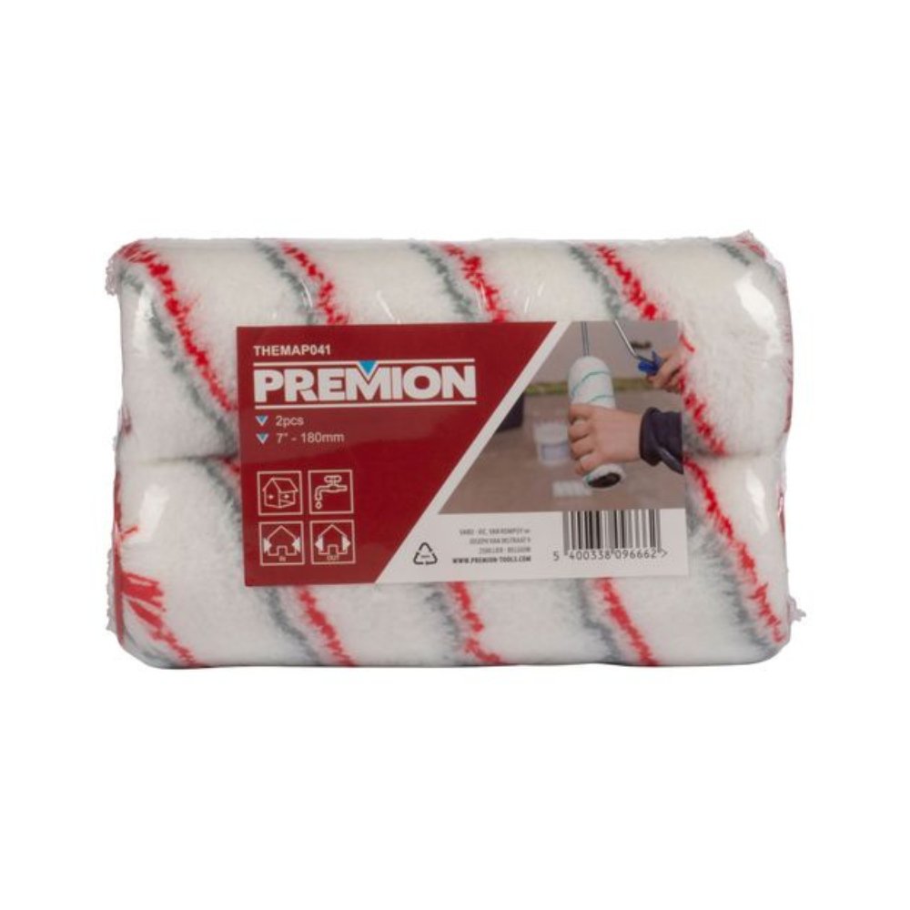 רולר צביעה אקריליק 180 מ"מ 2 יחידות - KnuPo