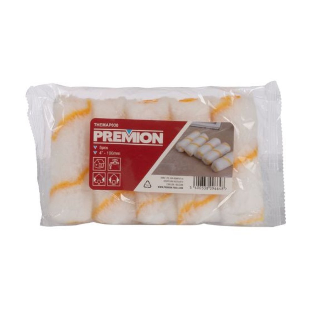 רולר צביעה פוליאסטר 100 מ"מ 5 יחידות מילוי - KnuPo