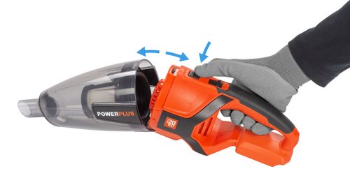 שואב אבק ידני 20V (לא כולל מטען וסוללה) POWDP6030 Power plus - KnuPo