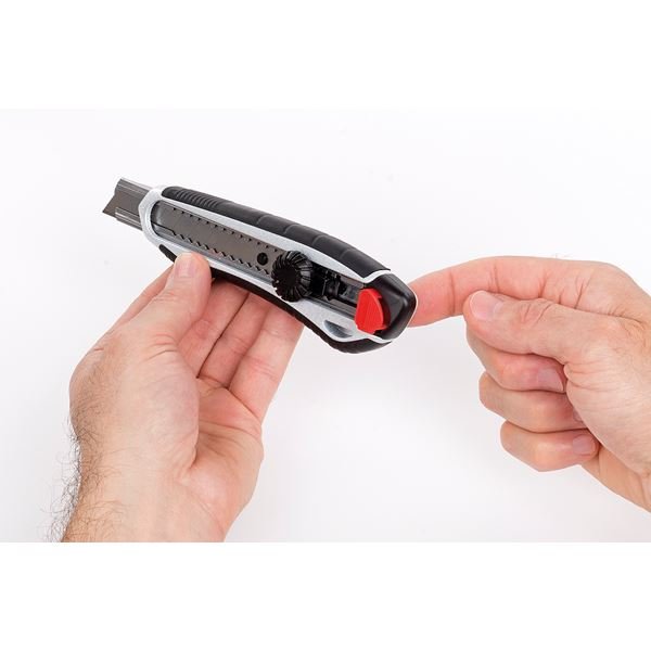 סכין יפני אלומיניום - טעינה עצמית 18 מ"מ - KnuPo